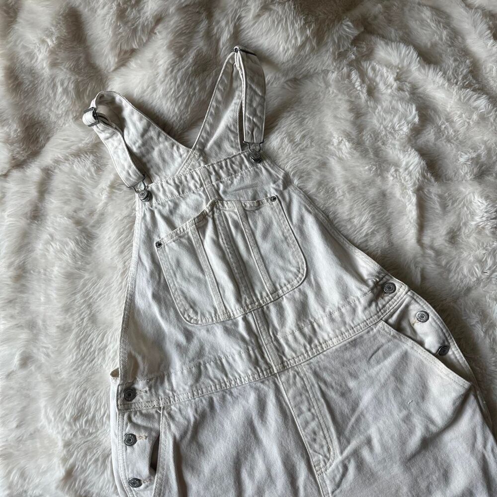 Old-navy Women's White Dungarees-overalls